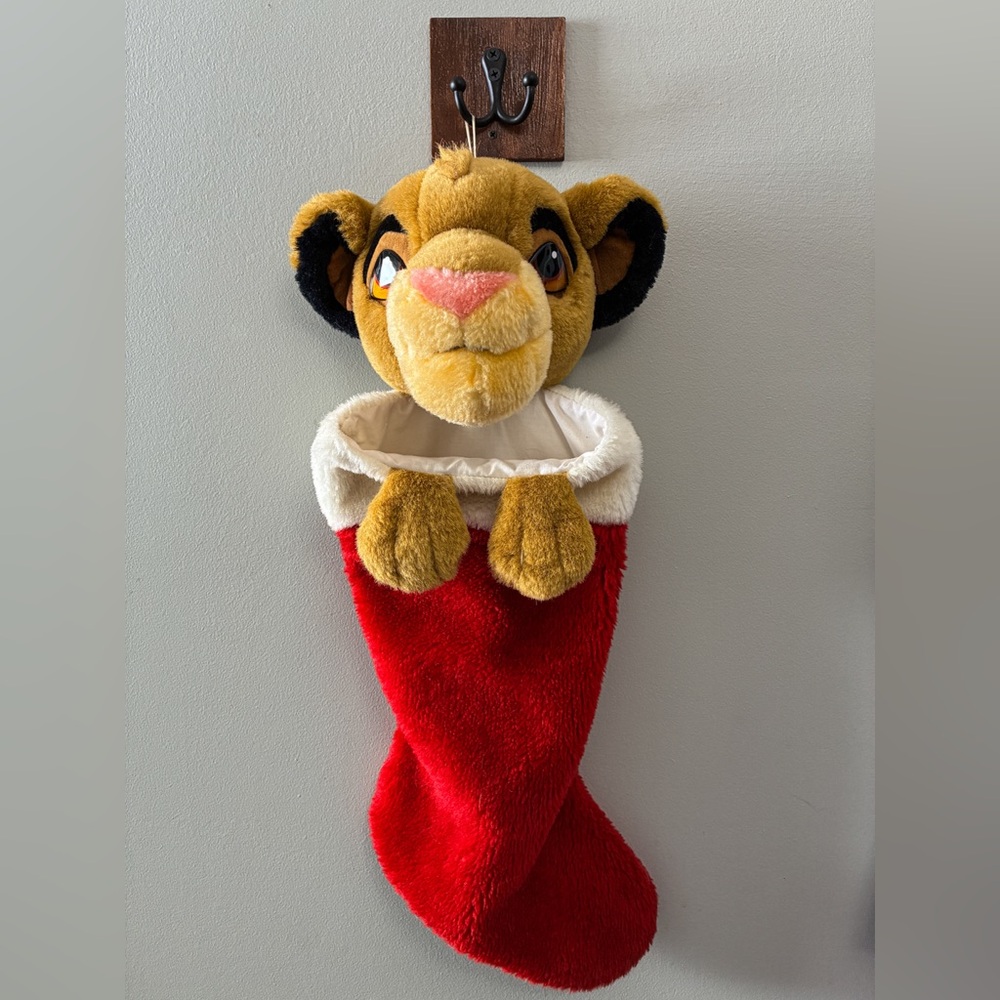 Disney Lion King Plush with Brown, Cream, Red
